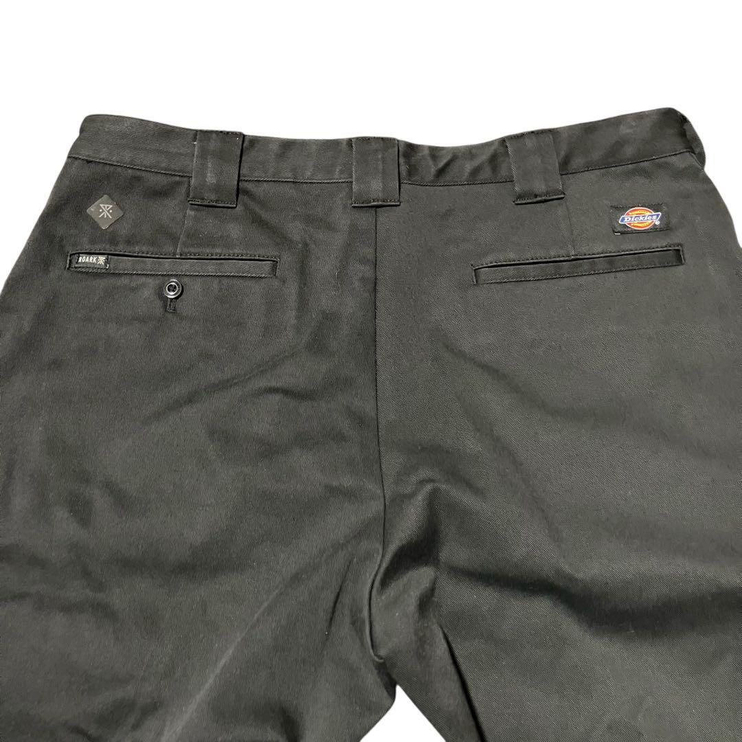 ROARK × Dickies ワークパンツ Lサイズ ブラック 黒