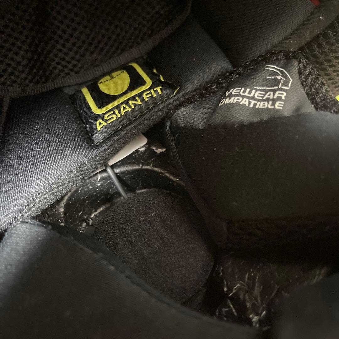 AGV フルフェイス　ヘルメット イエロー　カルド　インカム付き　Mサイズ