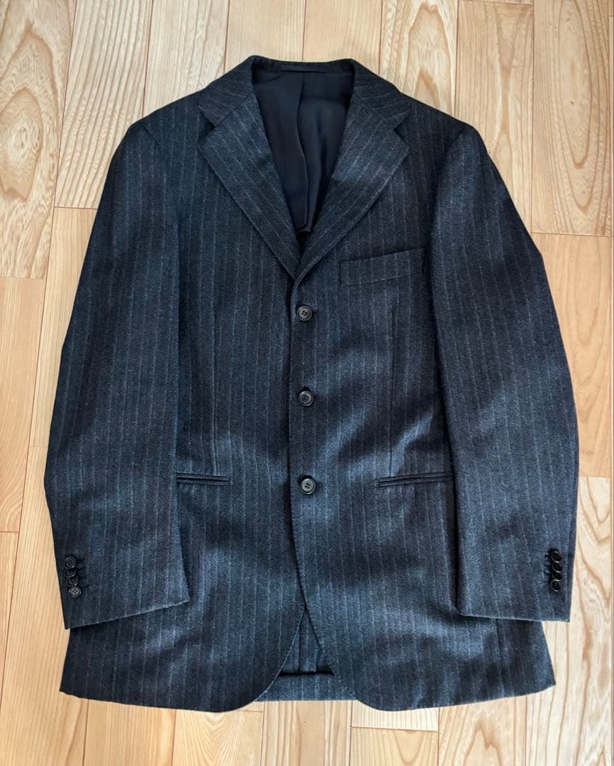 Ring Jacket リングヂャケット ウール スーツ グレー 46 上下