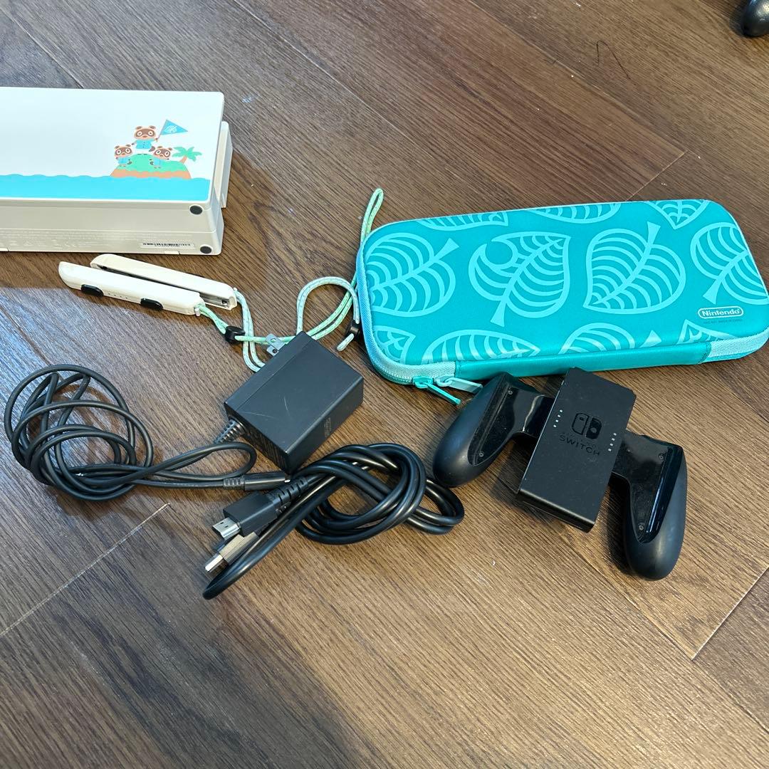 Nintendo Switch本体、ソフト、ドックあつまれどうぶつの森セット一式