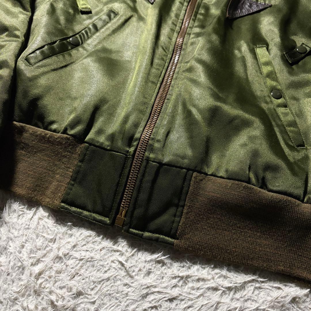 【雰囲気抜群】SPIEWAK フライトジャケット　B-15 襟ボア　USA製 L