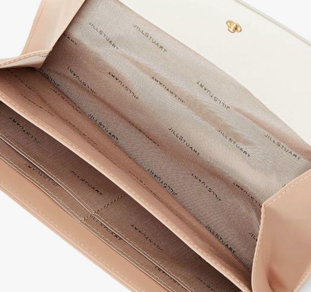 新品☆ジルスチュアート☆エターナル☆かぶせ長財布☆リングチャーム