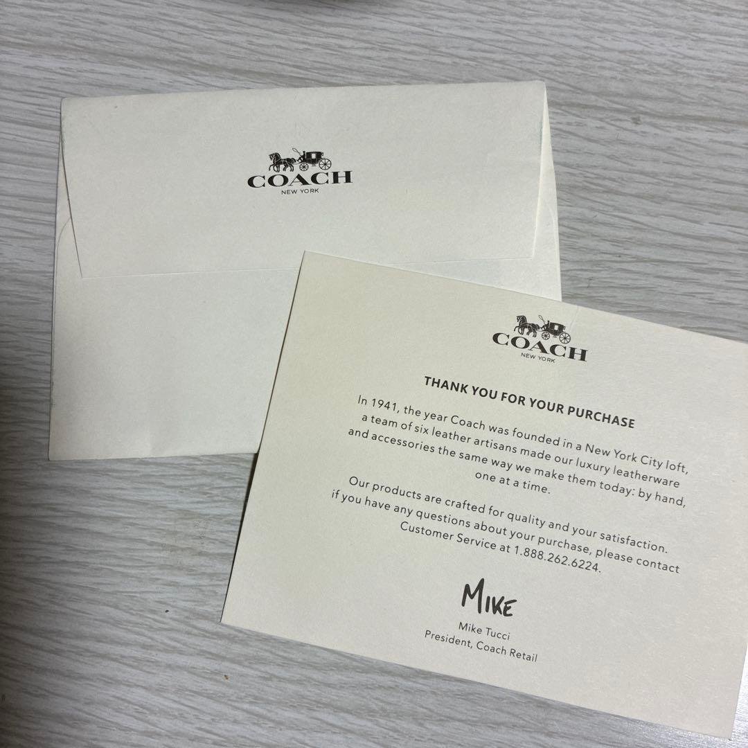 コーチ オールブラックトートバッグ　保存袋付き