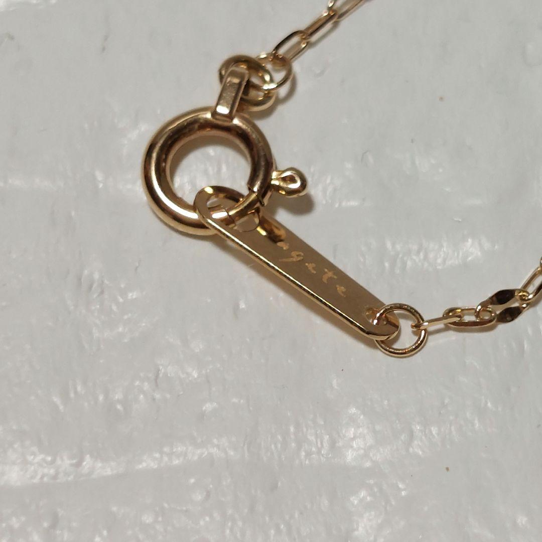 現行品　極美品ageteアガット　K10パールネックレス★エテ★スタージュエリー