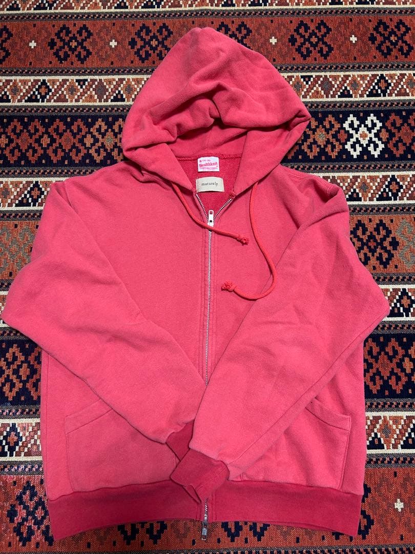 ビームスボーイ　マチュアリー×ヘルスニット別注　パーカー