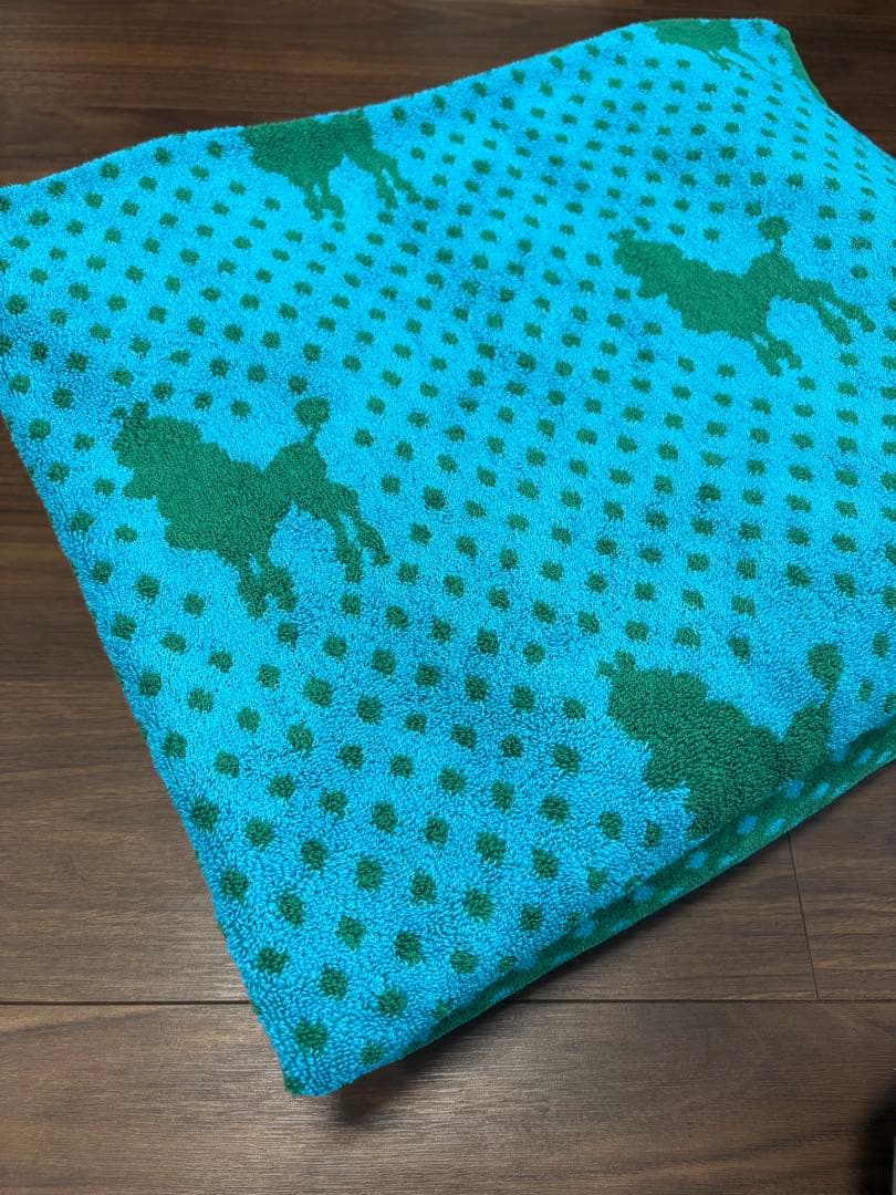 タオルサロン カラカラ インテリアタオル サイズ違い2枚セット プードル柄