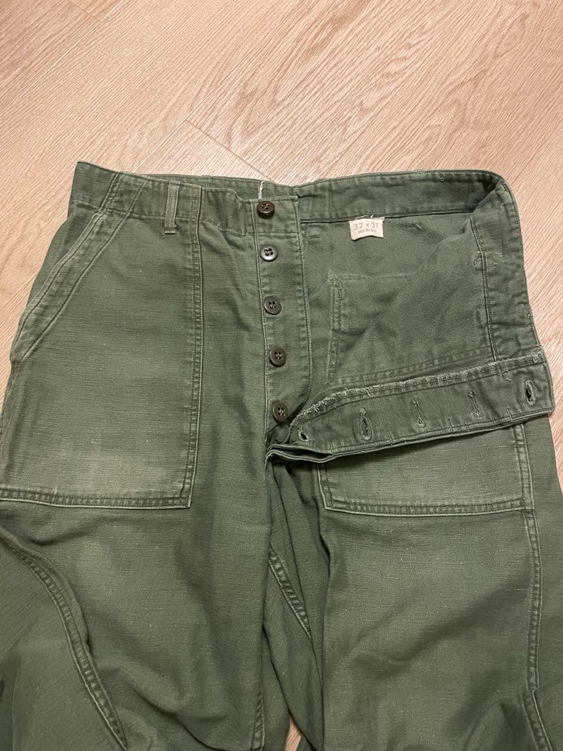 60's OG-107 ファティーグパンツ 実寸32×28 ベイカーパンツ