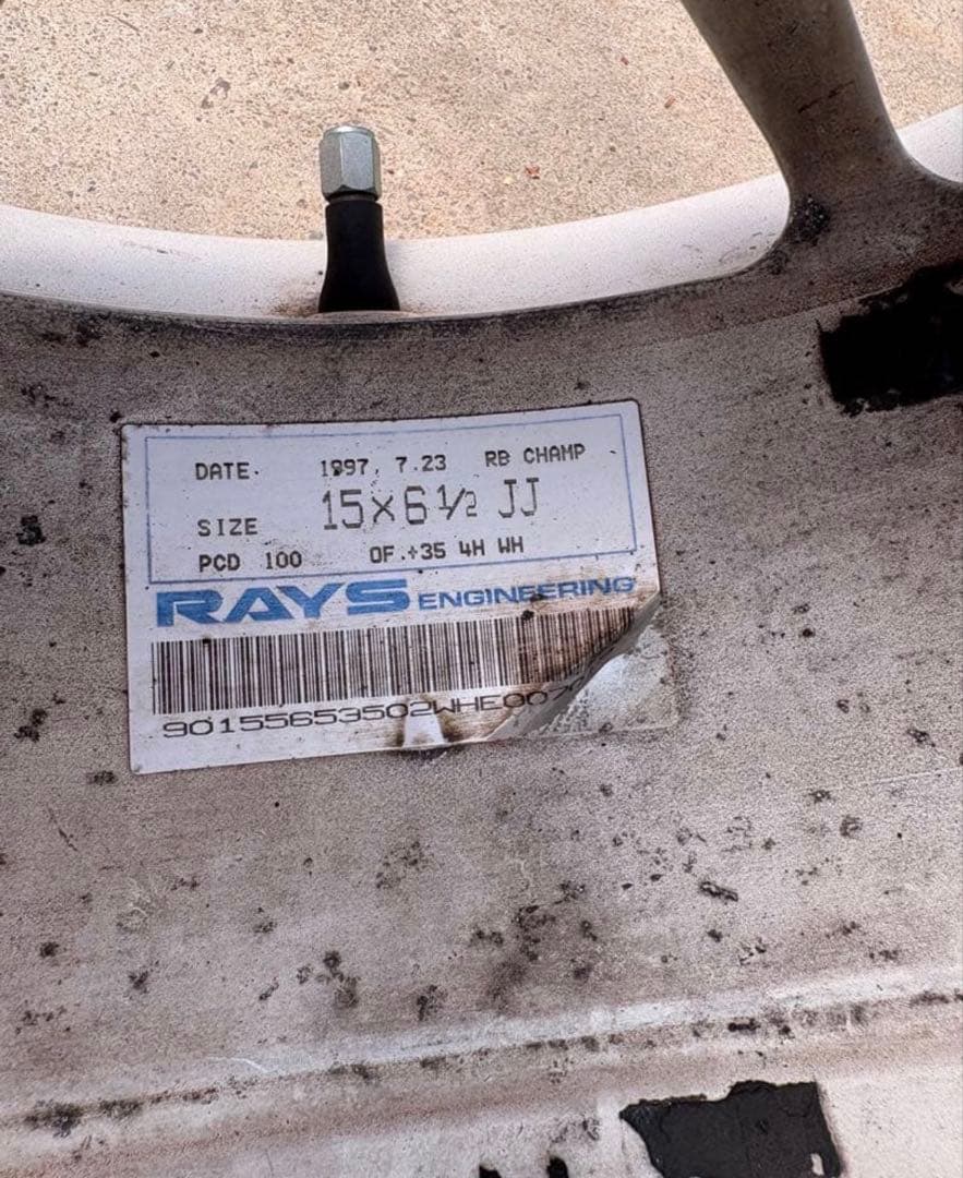 最終値下希少鍛造 軽量 RAYS RB CHAMP 15インチ 6.5J +35