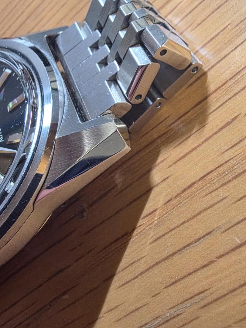 SEIKO KING SEIKO SDKS025　グリーン文字盤　革バンド付き