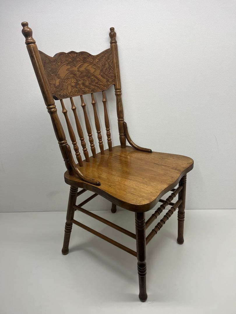 ③ ウィンザーチェア アジアン レトロ ビンテージ　アンティーク 送料無料