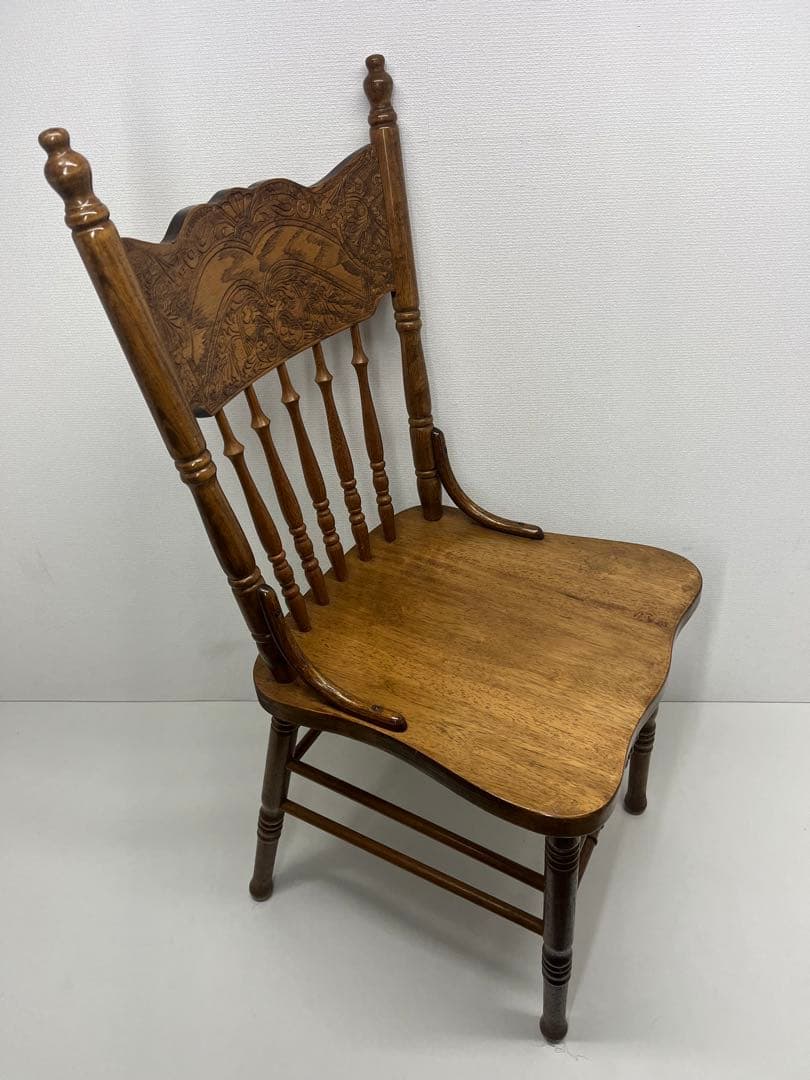 ③ ウィンザーチェア アジアン レトロ ビンテージ　アンティーク 送料無料