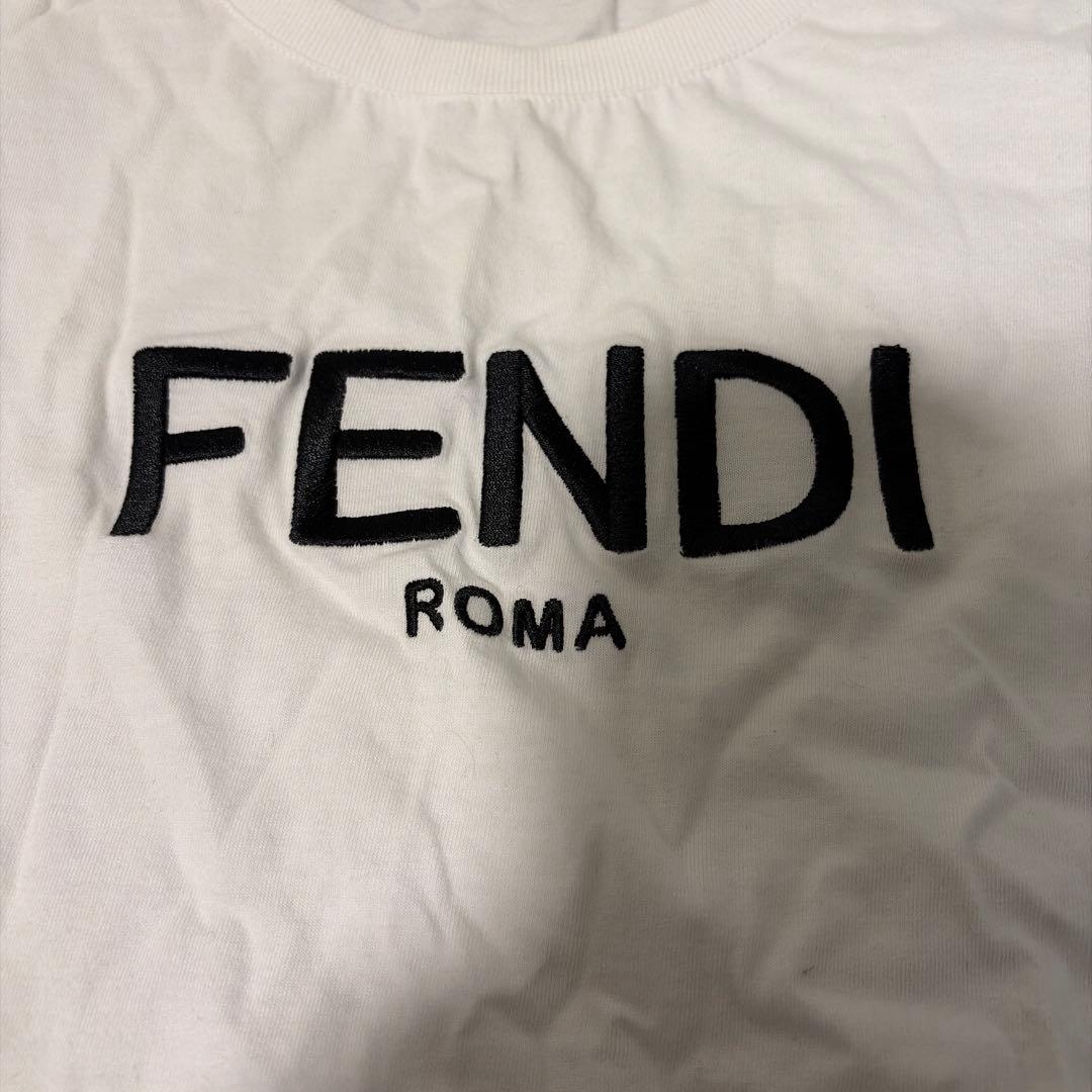 FENDI ホワイト Tシャツ 半袖 レディース xxs