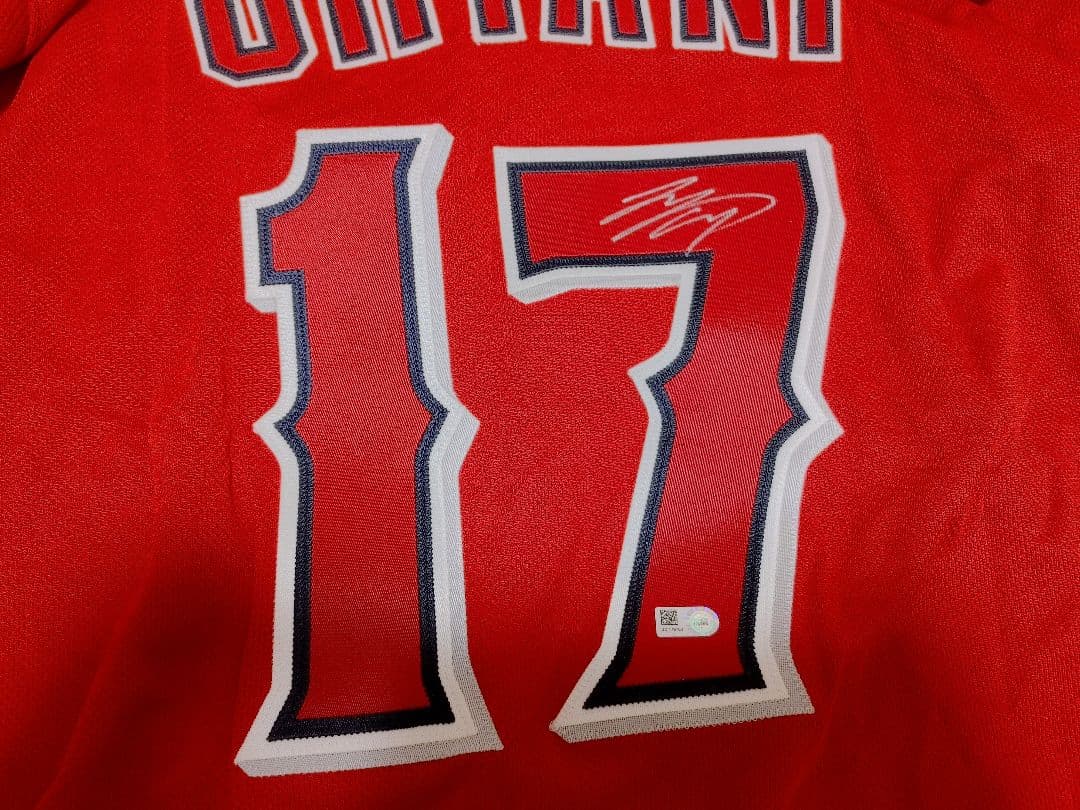2018 大谷翔平 直筆サイン入りユニフォーム オーセンティック 額装