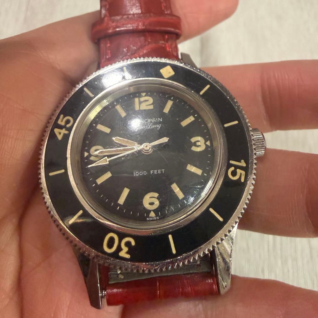 ブランパン アクアランゲ 自動巻き時計　稼働品