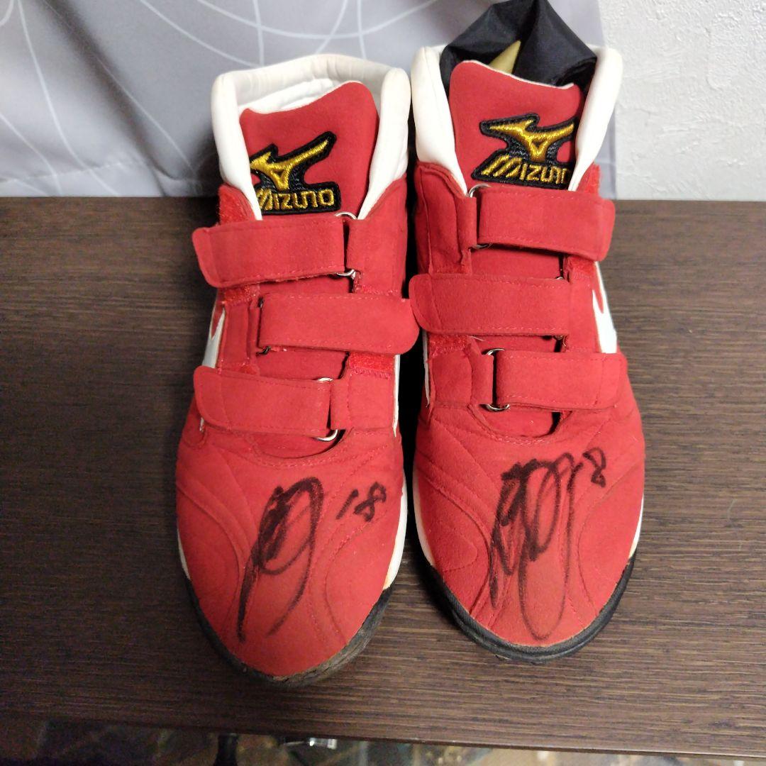 前田健太　実使用アップシューズ　直筆サイン　　　　　広島カープ　楽天