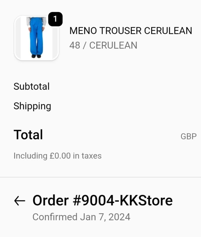 パンツ KIKO KOSTADINOV 23aw MENO TROUSER