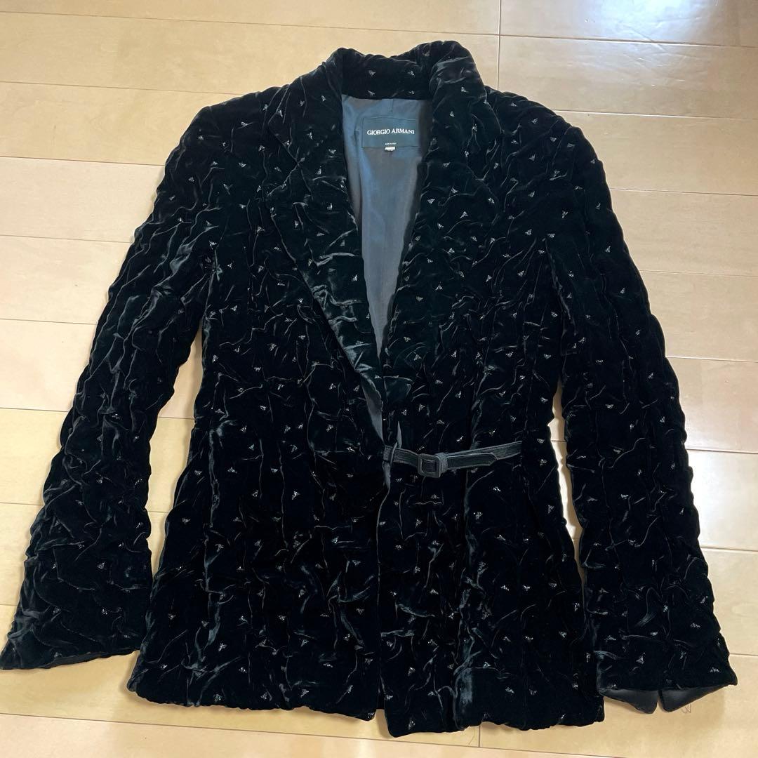 高級！ジョルジオアルマーニ レーヨン テーラード GIORGIOARMANI