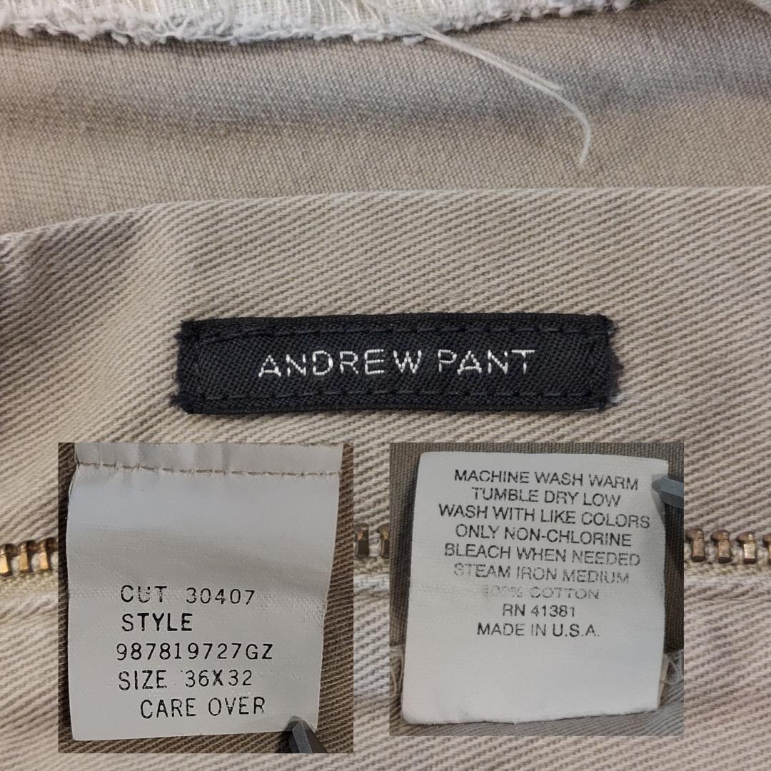 ポロ ラルフローレン W36 ポロチノ 90s USA製 ベージュ 16701