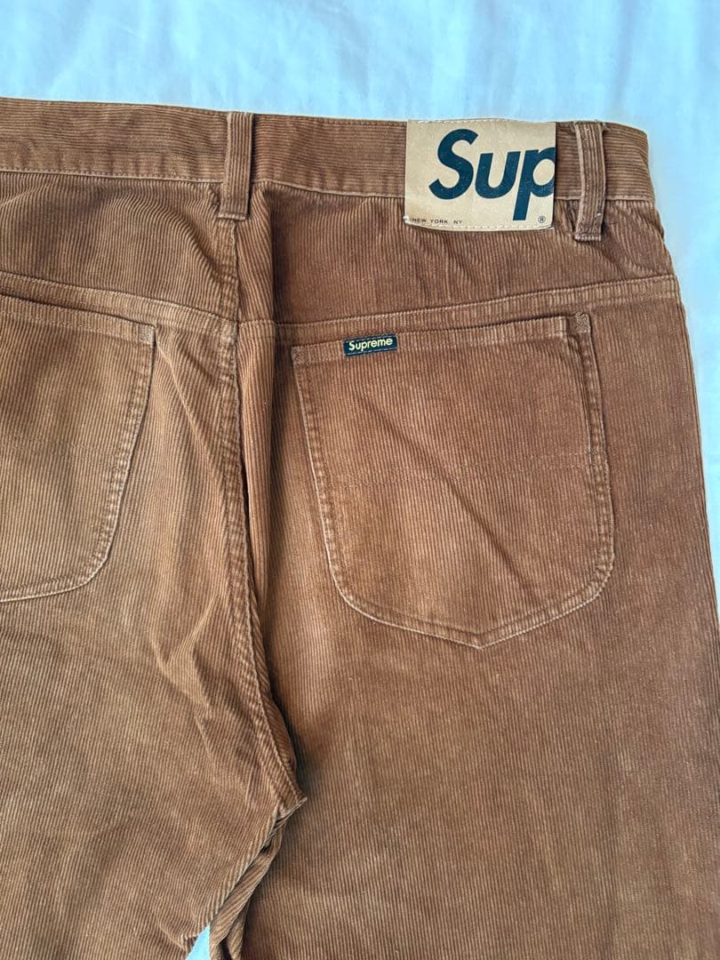超美品！Supreme コーデュロイパンツ 32 ブラウン