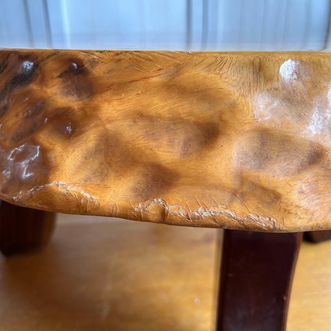 木製 自然木の座卓　天然木　座卓　ちゃぶ台　コーヒーテーブル
