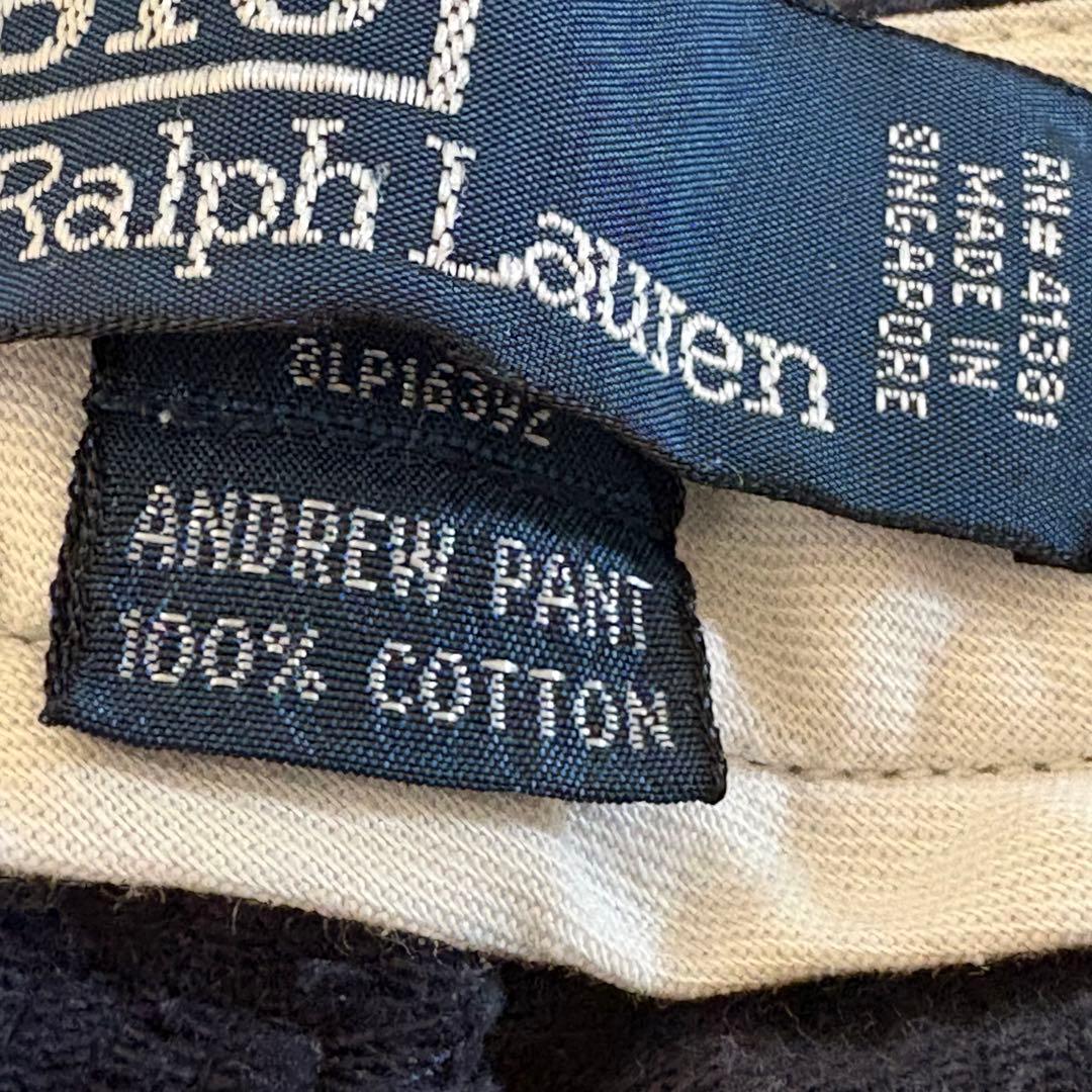 ポロラルフローレンコーデュロイパンツ アンドリュー ツータック ネイビー33