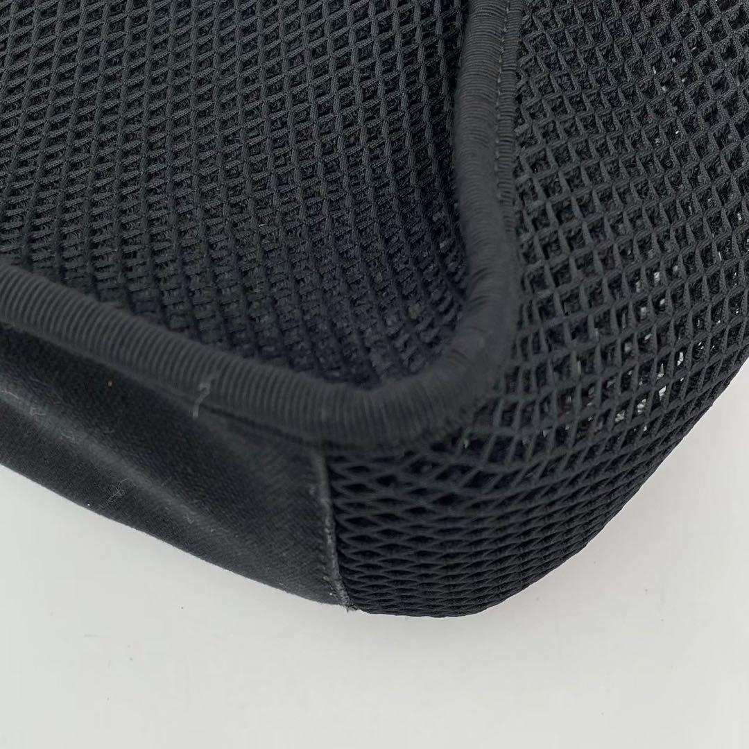 美品　ステラマッカートニー　ロゴメッシュ　トートバッグ　2wayショルダー　黒