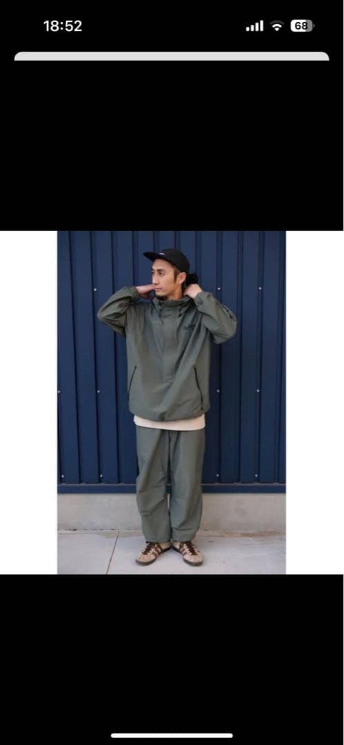 ルースイソンブラ　ドミンゴ PAA OVERSIZE ANORAK