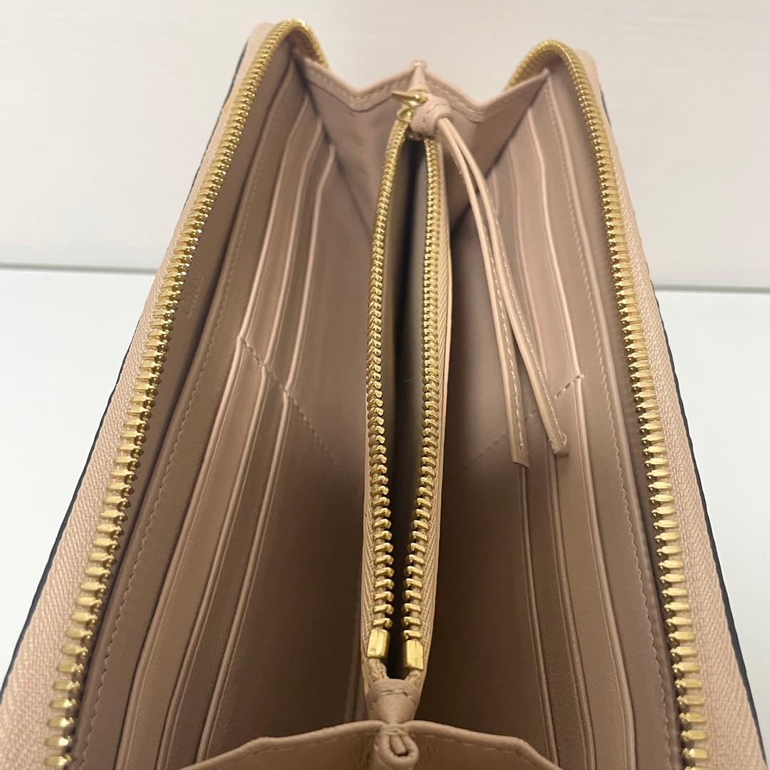 Chloe クロエ アルファベットライン 長財布 ラウンドジップウォレット