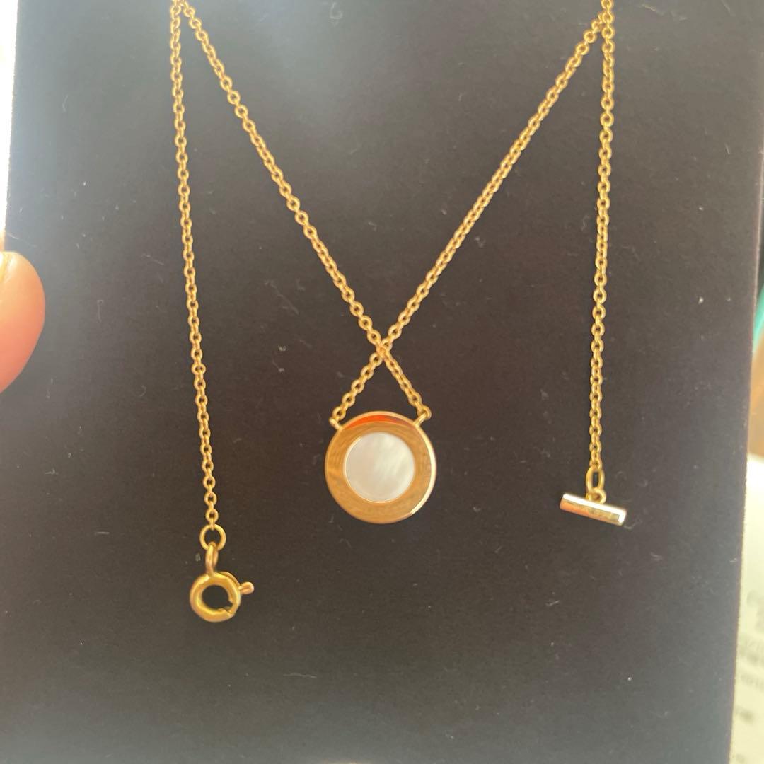 【鑑定付き正規品】ティファニー Tサークル ネックレス ダイヤモンド3.3g