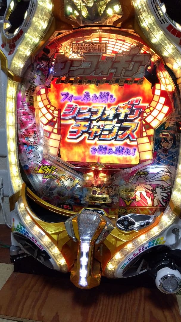 パチンコ実機CRシンフォギア甘　全面オート