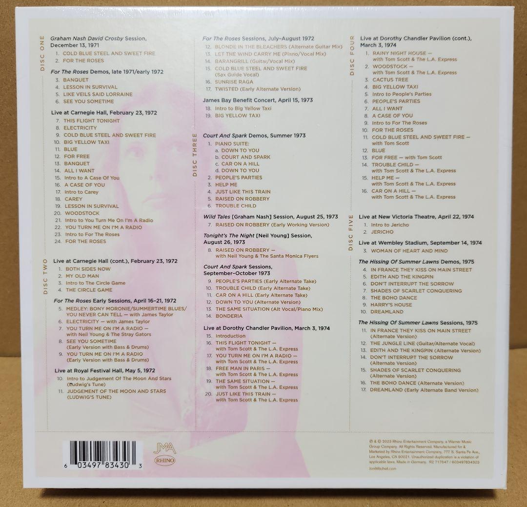 シュリンク未開封 Joni Mitchell Archives Volume 3