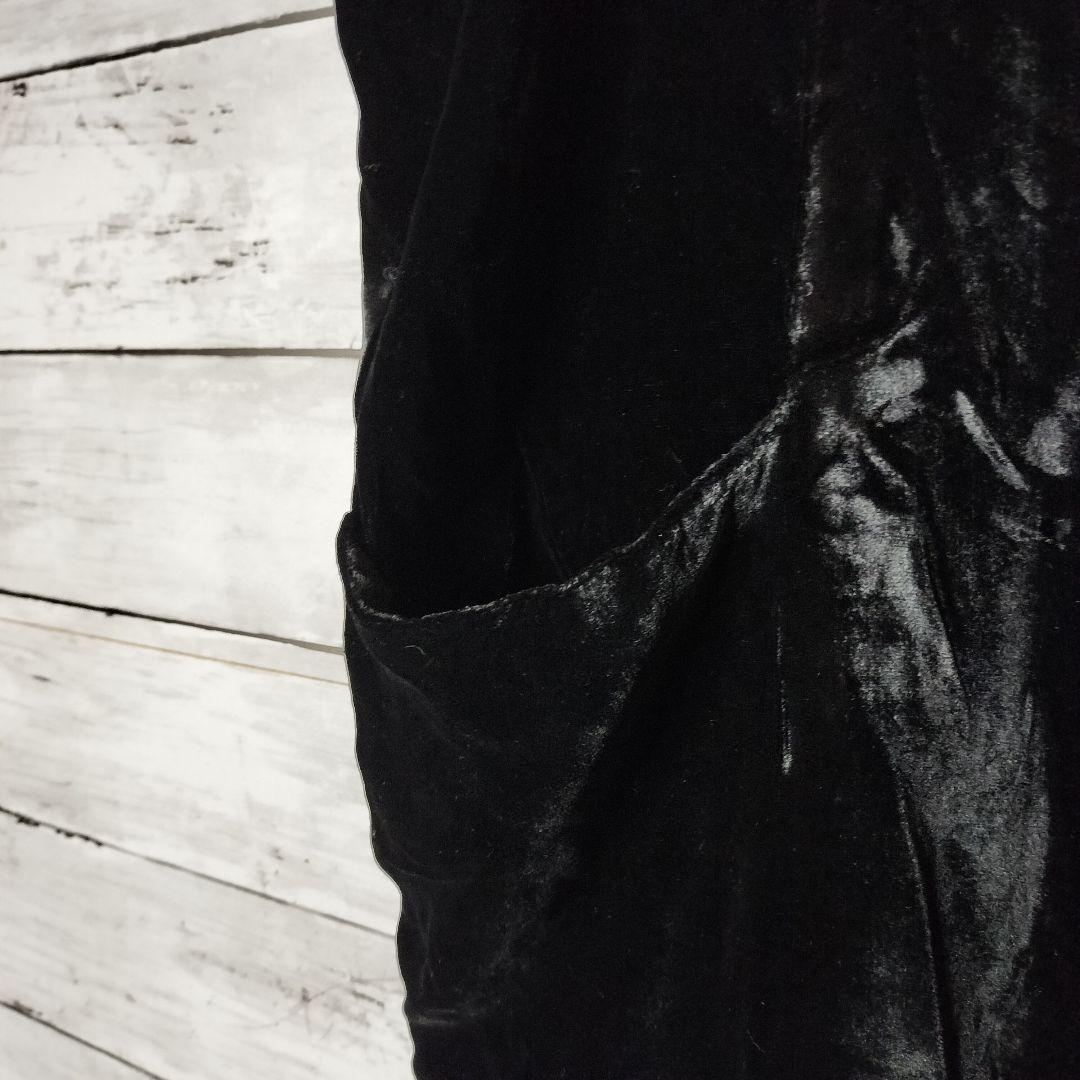 ヨウジヤマモト ベルベットパンツ スラックス シルク100 ベロア