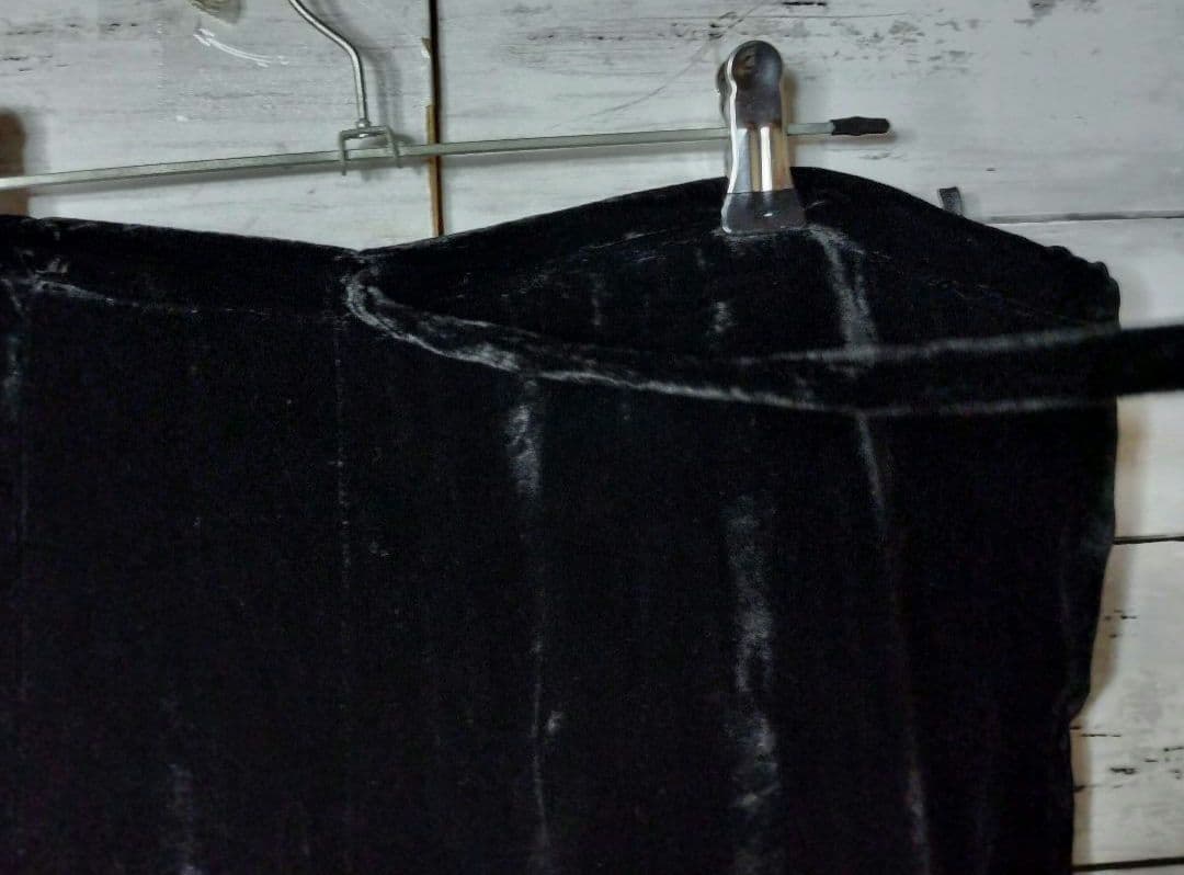 ヨウジヤマモト ベルベットパンツ スラックス シルク100 ベロア