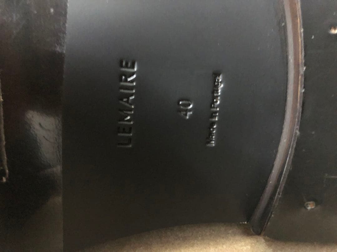 靴 LEMAIRE FLAT PIPED SLIPPER size40