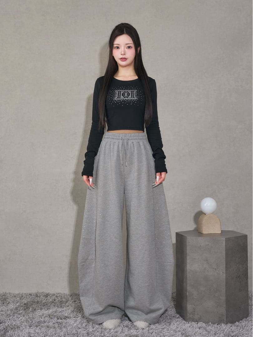 新品　Darich ダーリッチ　シャイニーDDロゴコンパクトロングTシャツ