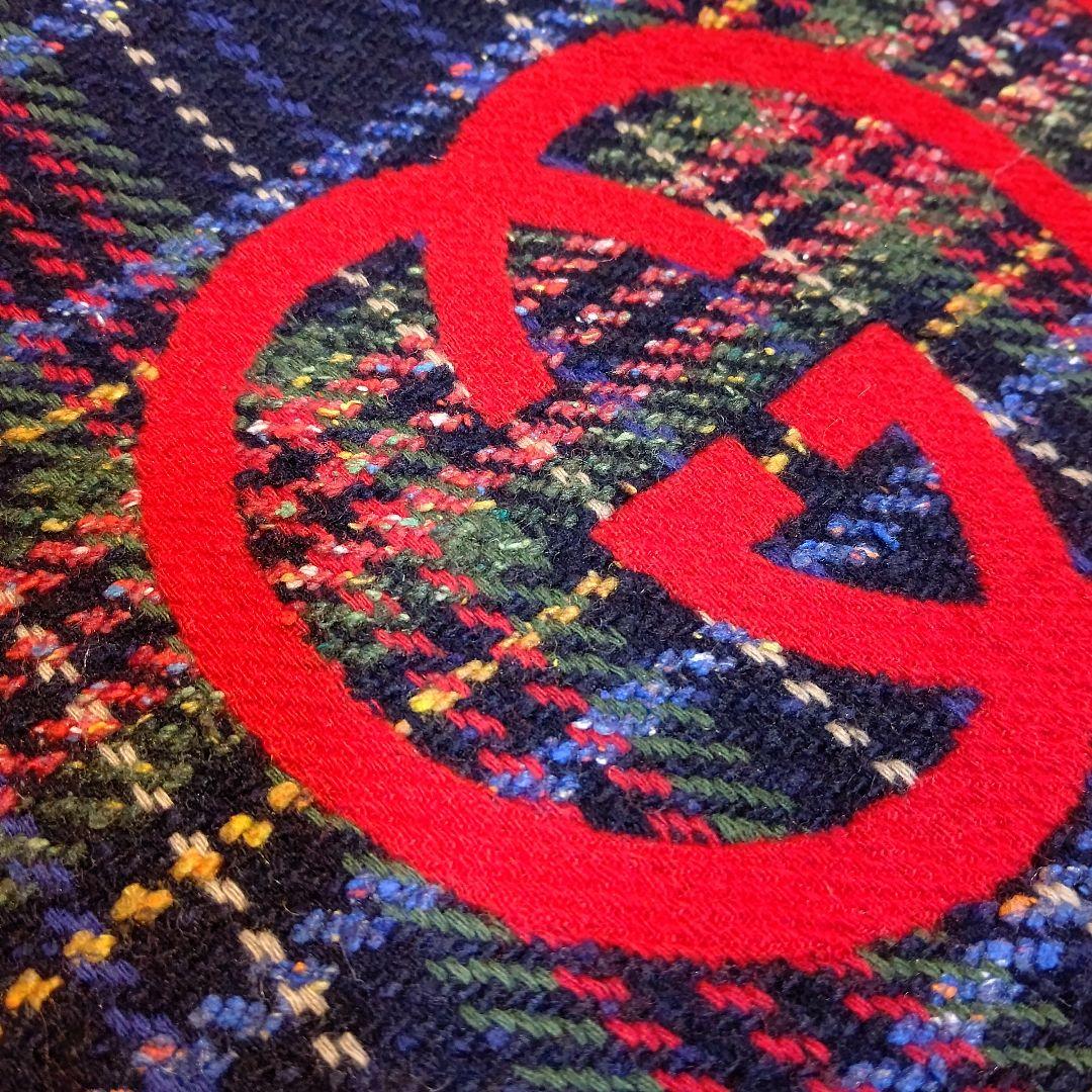 ❤極美品箱袋付❤GUCCI マフラー ストール スカーフ ❤定価１２万円❤