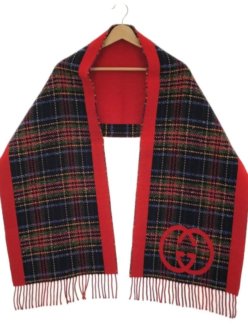 ❤極美品箱袋付❤GUCCI マフラー ストール スカーフ ❤定価１２万円❤