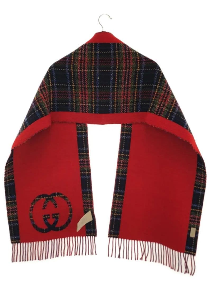 ❤極美品箱袋付❤GUCCI マフラー ストール スカーフ ❤定価１２万円❤