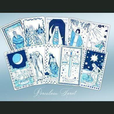 【正規品タロットカード】タイ希少デッキ✨陶磁器をイメージした美しい色彩ポーセリン