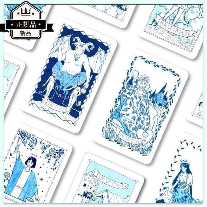 【正規品タロットカード】タイ希少デッキ✨陶磁器をイメージした美しい色彩ポーセリン