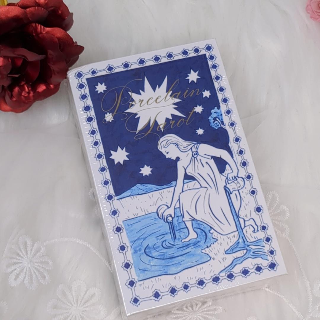 【正規品タロットカード】タイ希少デッキ✨陶磁器をイメージした美しい色彩ポーセリン
