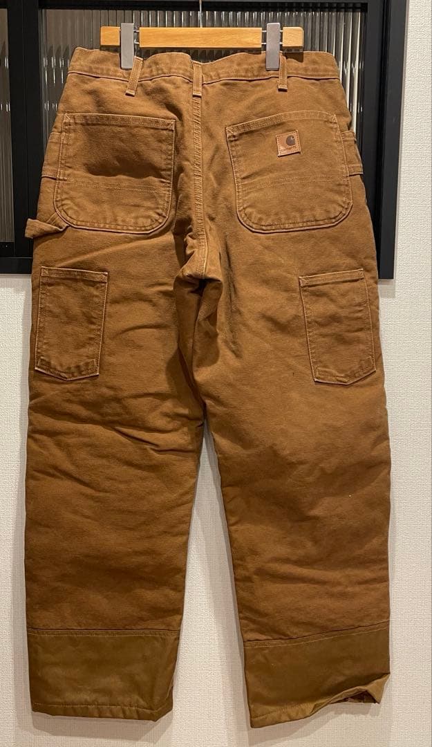 き*ん様 【カーハート】ダブルニー　ワークパンツ　32×30 極太　裏地キルティ
