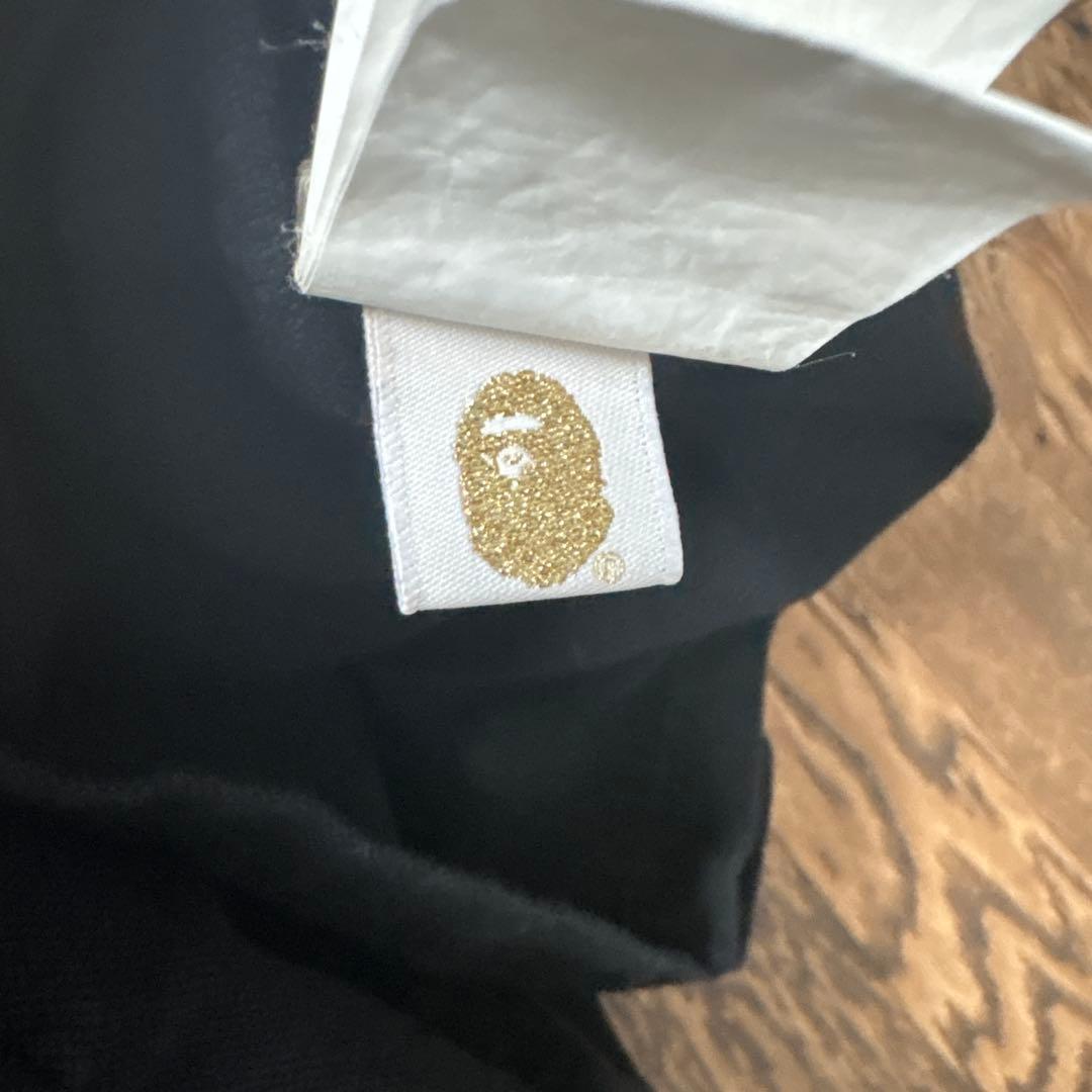 希少　A Bathing Ape 黒 ポロシャツ サイズM