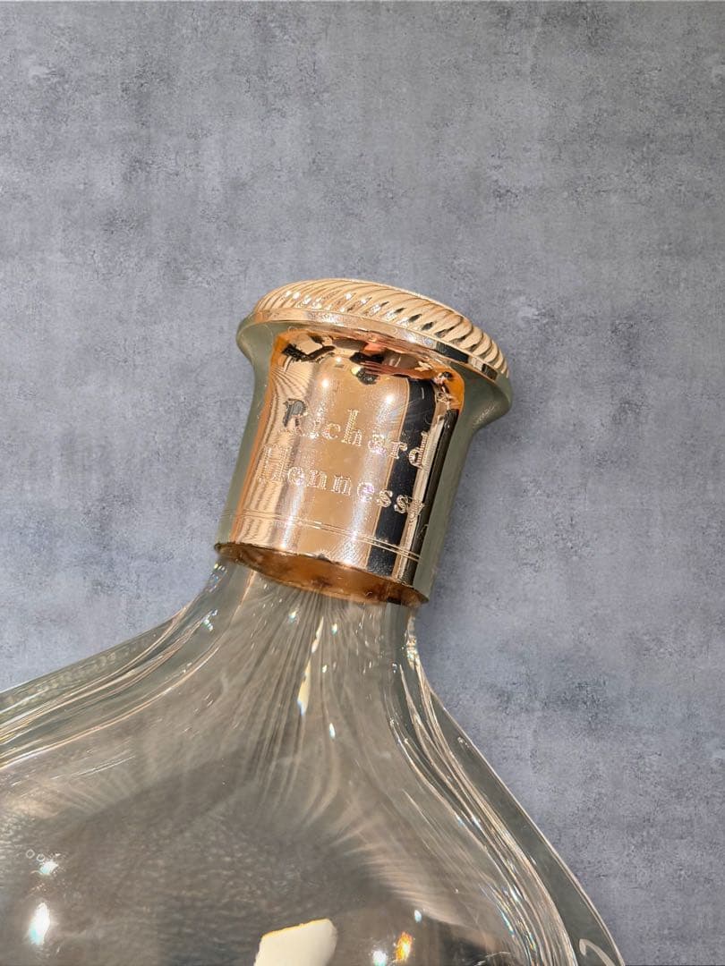 【最高級】リシャール ヘネシー 空瓶 クリスタル ボトル