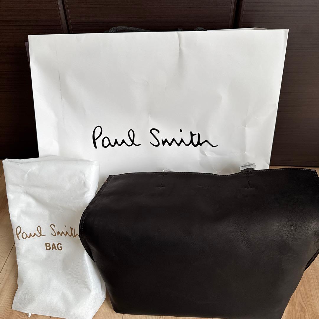 Paul Smith PCオイルソフト トートバッグ ブラック