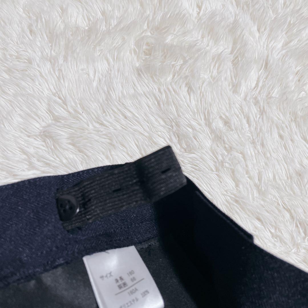 極美品　WF ワンダーファクトリー　スリーピース　スーツ　6点　160 ネイビー