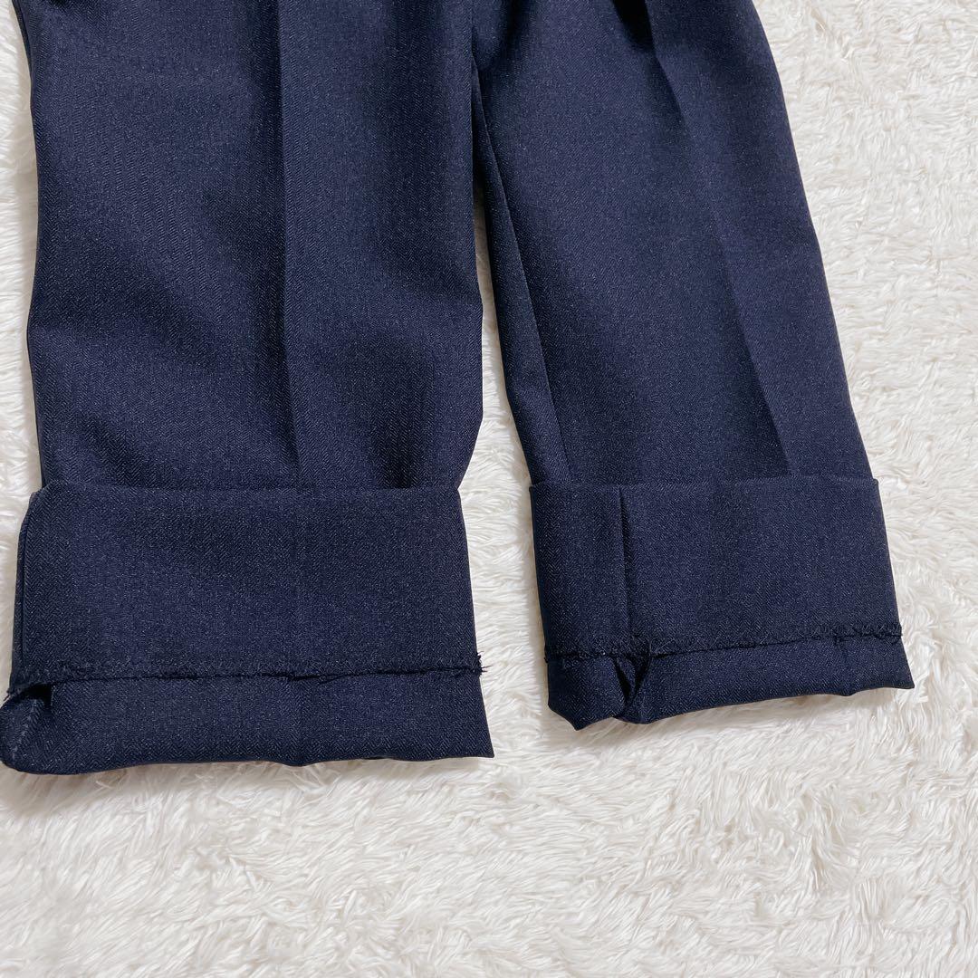 極美品　WF ワンダーファクトリー　スリーピース　スーツ　6点　160 ネイビー