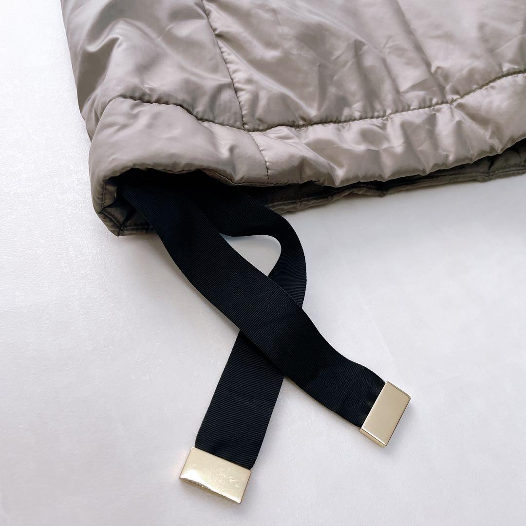 美品✨2022 マックスマーラ テクニカルキャンバスフーデットジレ カーキ 42