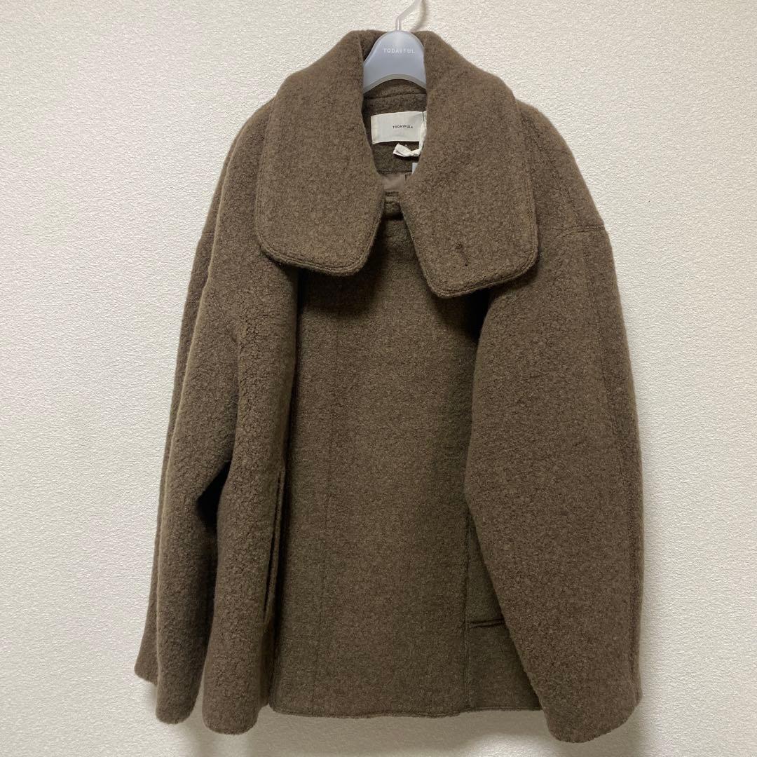 TODAYFUL 新品 スタンドカラーブークレジャケット　36