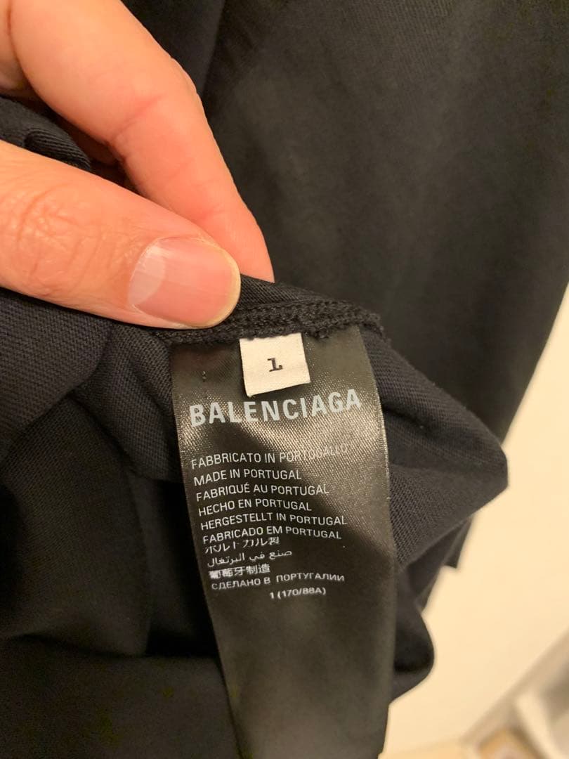 新品未使用タグ付き　バレンシアガ　パリスムーン　ロングTシャツ